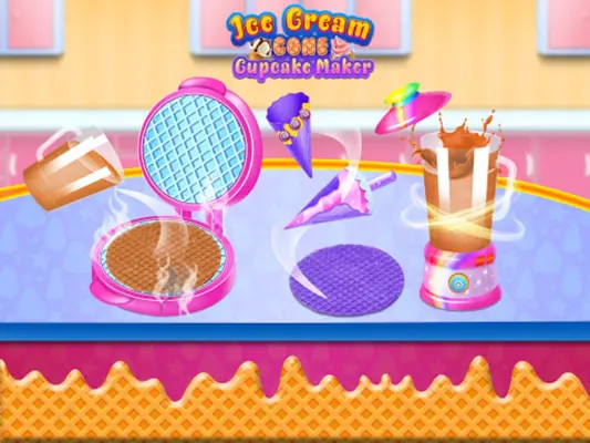 Ice Cream Cone Cupcake Maker android App screenshot 1