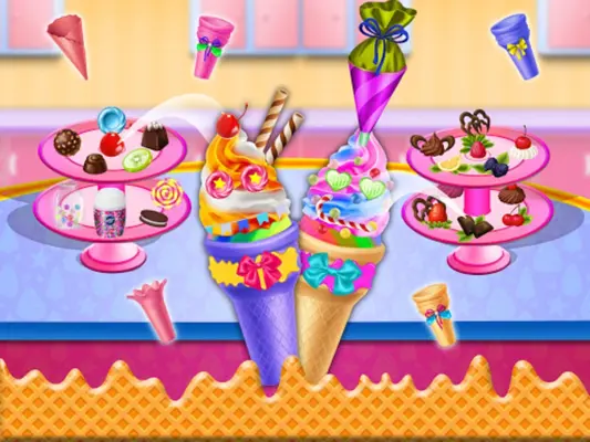 Ice Cream Cone Cupcake Maker android App screenshot 4